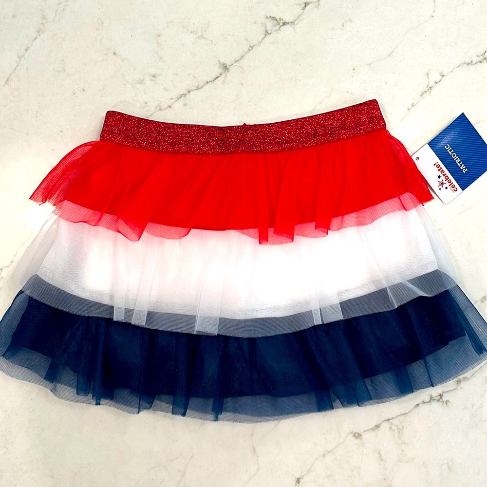 Toddler Tutu Skirt 2T Patriotic
